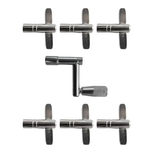 Bothyi - Tecla De Afinación De Tambor Multiusos Para Instrumentos Musicales Bombo Tambor Acústico 7 Piezas