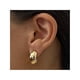 thumbnail image 2 of Aros Argollas Con Grabado Acero Color Dorado, 2 of 2