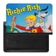 thumbnail image 1 of Richie Rich Porta Pasaporte y Cartera de Viaje Premium de Cuero PU, Funda de Pasaporte Bloqueo RFID con Ranuras para Tarjetas de Crédito, Estuche para Libro de Pasaporte para Familia 10cm × 15cm, 1 of 6