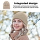 thumbnail image 4 of Gorro clásico de invierno cálido para hombre, gorro de punto acrílico con puños, gorro de uso diario, 4 of 7