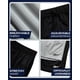 thumbnail image 3 of Pantalones cortos de baloncesto Reebok para niños, 2 unidades, talla XL, gris claro/negro, 3 of 7