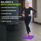 thumbnail image 5 of Almohadilla de equilibrio para ejercicios ProSourceFit, grande, acolchada, color, 5 of 6