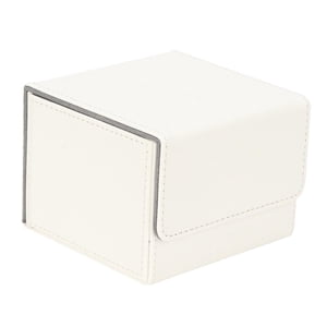 Bothyi - Estuche De Cuero Para Cartas Card Saver 140+ Caja De Cartas Con Funda Para Cartas De Béisbol Blanco