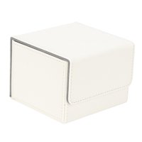 Bothyi - Estuche De Cuero Para Cartas Card Saver 140+ Caja De Cartas Con Funda Para Cartas De Béisbol Blanco