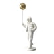 thumbnail image 2 of Originalidad Balloon Figura Figura Estatua Decoración Artesanía Para Bookshelf Home White, 2 of 5