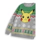 thumbnail image 3 of Jersey navideño Pokémon Pikachu para niños, manga larga, gris, 3 of 3