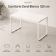 thumbnail image 5 of Escritorio Blanco 120 cm Zend para Home Office, Oficina o Estudio con Diseño Minimalista, 5 of 8