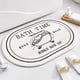 thumbnail image 3 of 1pc Soft and Absorbent Modern Graphic Bathroom Rug - Cute Bath Mat for Bathroom Floor, 3 of 4