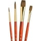 thumbnail image 1 of Set 4 Pinceles Princeton Mango Corto Pelo Sintético Camello, 1 of 2