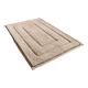 thumbnail image 1 of Alfombra Baño Microfibra Bajada Ducha Absorbente Liso Beige, 1 of 3