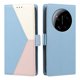 thumbnail image 4 of Funda Cartera Tricolor para Xiaomi 17 Ultra 5G con Ranuras, Azul Claro, 4 of 6