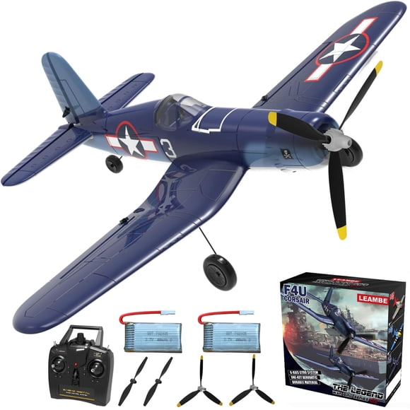 Avión RC Leambe F4U Corsair 4 Canales Listo Para Volar