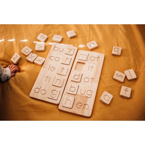 Placas dobles de madera CVC QTOYS AUSTRALIA para niños