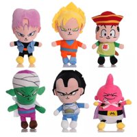 Total E-Commerce - Juguete Pack 6 Peluches Dragon Ball 25Cm Infantil