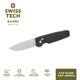 thumbnail image 1 of Cuchillo Plegable Swiss Tech Crossbar 3.5in D2 G10, 1 of 3