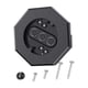 thumbnail image 4 of Bloque De Montaje De Revestimiento Kit De Placa De Montaje Para Exteriores Bloque De Montaje De Luz De Revestimiento Negro, 4 of 5