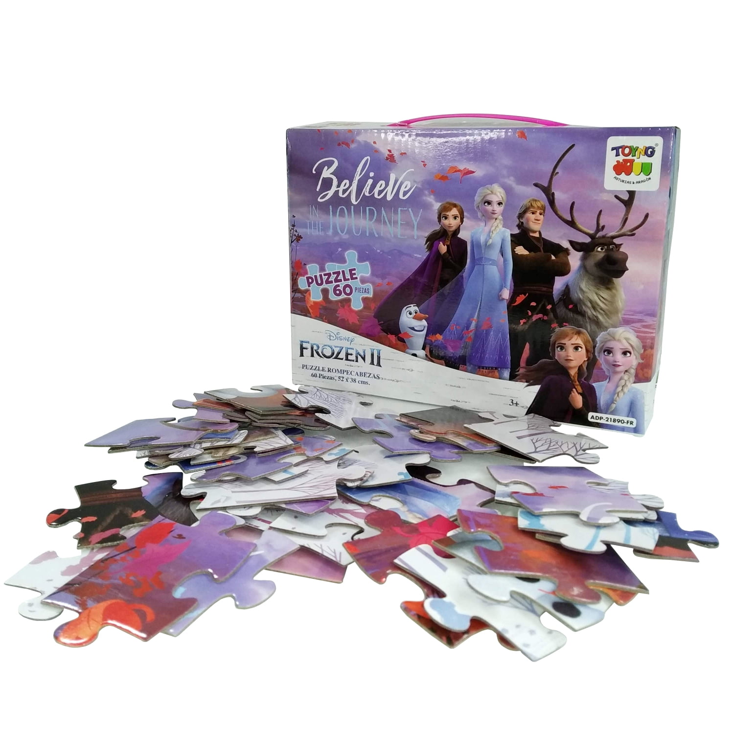 Puzzle 60 Piezas Mod Maleta Frozen - Disney | Lider