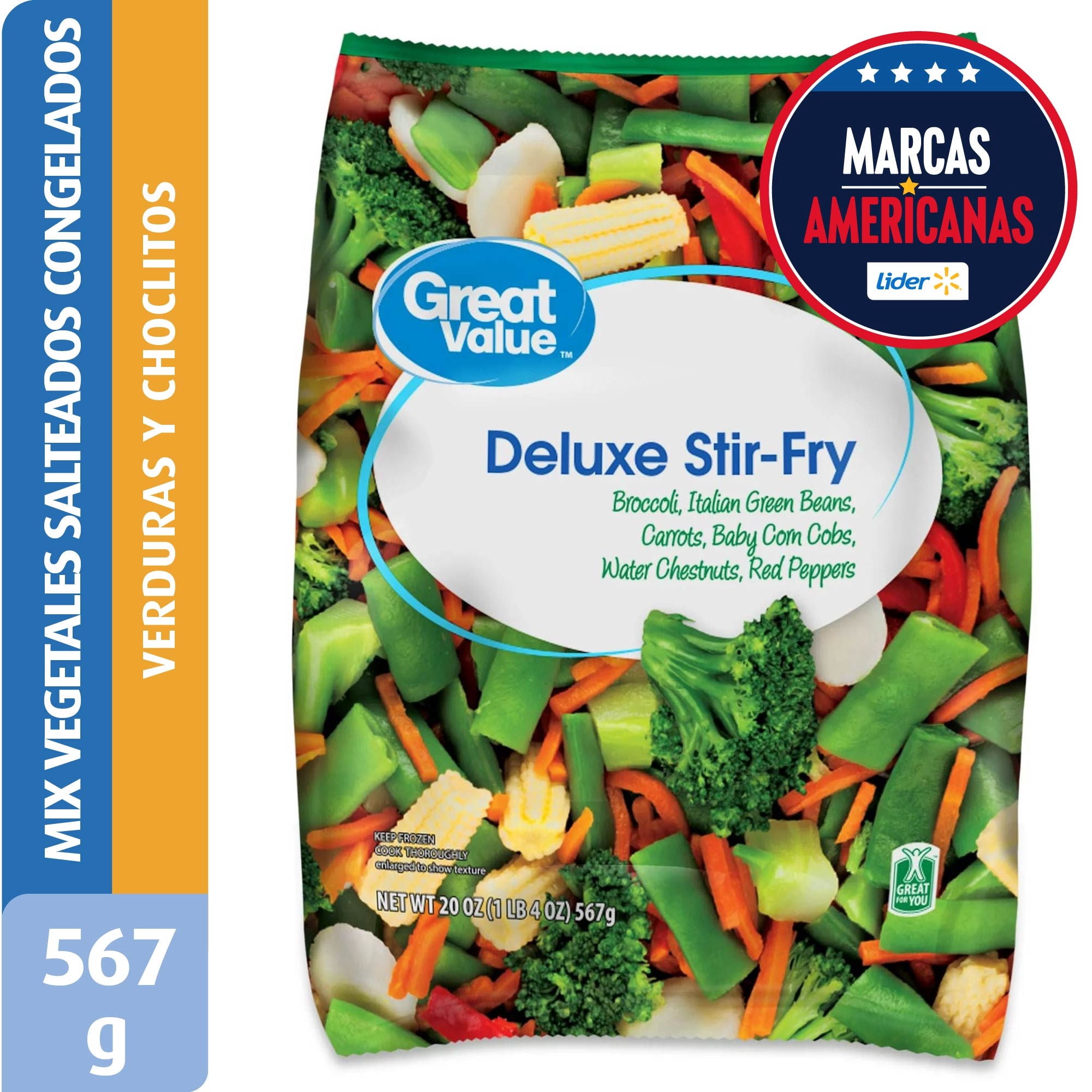 Mix De Vegetales Congelados Salteado De Brocolis 567 g Great Value