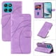 thumbnail image 3 of Funda tipo cartera con tapa para Motorola MOTO G57 Power 5G con tarjetero, soporte y cubierta magnética Morado, 3 of 5