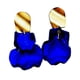 thumbnail image 1 of Aros Plata Raffaella Azul Cobalto, 1 of 3