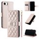 thumbnail image 1 of Funda Acolchada con Anilla y Correa para iPhone 16E Slots para Tarjetas Oro rosa, 1 of 5