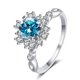 thumbnail image 4 of Anillos de Compromiso de Moissanita de 1 Uds para Mujer Corte Redondo Color D VVS1 Anillos de Diamante de Plata Esterlina Moissanita Aniversario Promesa Anillos de Boda para Mujer con Certificado, 4 of 9