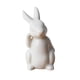 thumbnail image 4 of Estatuilla De Conejo De Cerámica Moderna, Estatua De Pascua, Estantería Para El Hogar, Manualidades Decorativas, Regalo, 4,9x9,5 Cm, 4 of 5