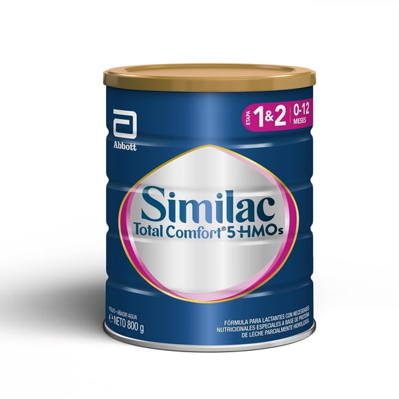 Fórmula Infantil Láctea Similac Total Comfort Etapa 1 y 2, 800 g, 800 g
