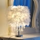 thumbnail image 4 of 25 colgantes de cristal para candelabro, cuentas de cristal, adornos colgantes, prismas de cristal para bodas, fiestas, guirnaldas de árbol, decoración, joyería DIY (1,18 pulgadas, transparente), 4 of 7