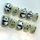 thumbnail image 2 of Kawaii Panda Nail Art Stickers - Cute Bamboo Letter Designs for Water Decals and Watercolor Tattoos, 2 of 3