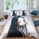 thumbnail image 1 of Cartoon -Bedding -Sets for- Kids Boys Girls -Anime Comforter Set- Nezuko Kamado -Japanese Anime- Duvet Cover 3 Pieces 1 Duvet- Cover and 2 Pillowcase Gift- for Him Twin173x218cm, 1 of 5