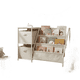 thumbnail image 1 of Librero infantil Runo Relan 3 niveles 2 cajones tela blanco, 1 of 3