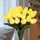 thumbnail image 1 of Tulipanes Artificiales HOMESEASONS 38 cm 20 piezas LED color crema, 1 of 7