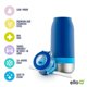thumbnail image 2 of Botella de agua Ello Emma Kids Touchdown con aislamiento al vacío de 400 ml, 2 of 6