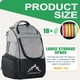 thumbnail image 3 of Bolsa de golf HIMAL HIMAL con capacidad para más de 22 discos, color gris duradero, 3 of 7