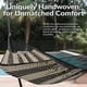 thumbnail image 2 of Hamaca Doble Mayan Sunnydaze Decor de Cuerda Tejida a Mano, Capacidad 283 kg, 2 of 9
