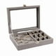 thumbnail image 1 of Caja Presentación para Exhibir Anillos y Joyas Elegante Terciopelo y Cristal, 1 of 4