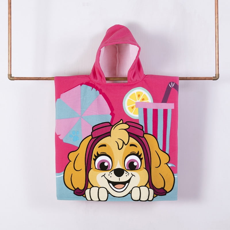 Paw Patrol Niña - Toalla Playa Capucha Mf 60x120 Paw Patrol Sun