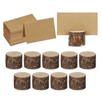 Magideal - 10 Soportes Para Tarjetas De Rústica, Abrazaderas De Soporte Para Notas, Letrero De Nombre De Número De Creativo, Para Decoración