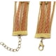 thumbnail image 4 of Pulseras de cuero trenzado - Elegante pulsera de piedras preciosas con melodía musical de violín rojo brillante - Multicapa tejida a mano con vidrio combinado - Joyería de moda para damas, color rosa, 4 of 5