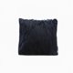 thumbnail image 1 of Juego de 2 fundas de almohada decorativas negras esponjosas, nueva serie de lujo, estilo merino, de piel sintética, cuadradas y peludas, de 45 x 45 cm., 1 of 7