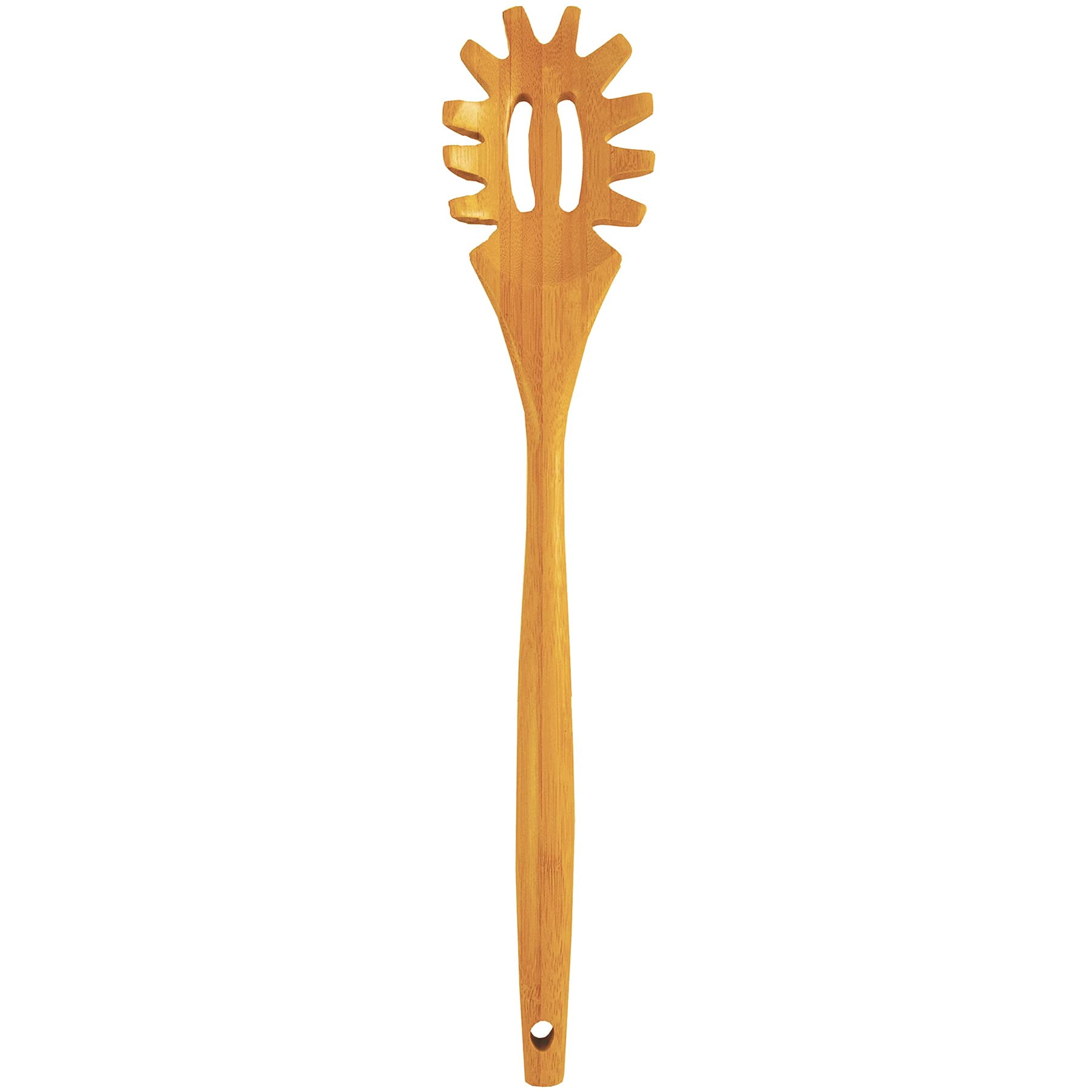 Cuchara Para Espaguetis Totally Bamboo, Bambú Natural De 14 Pulgadas