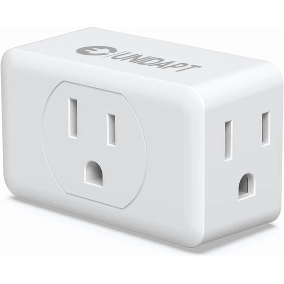 Extensor de enchufe Unidapt de 3 vías, adaptador de viaje compacto