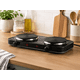 thumbnail image 1 of Cocinilla Eléctrica Dos Platos Negro Metal Compacta Portatil, 1 of 7