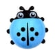 thumbnail image 1 of 1pc Creative Ladybug Toothbrush Holder - Powerful Suction Cup Toothbrush Box and Toothpaste Holder - Removable Wall Hanging Shelf for Bathroom Organization, 1 of 5