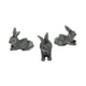 thumbnail image 4 of 3x Pies Para Macetas Figuras De Animales Soporte Para Plantas Para Oficinas Sala De Estar Conejo Agachado Al Aire Libre, 4 of 5