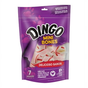 Snack Dingo Mini Bones Perro, 7 Und