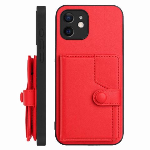 Foxdock Funda Para Iphone 12 Mini Con Bloqueo Rfid - Diseño Elegante Con Cierre De Botón