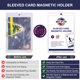thumbnail image 3 of Tarjeteros Magnéticos One Touch Sleeved card X20, 3 of 7