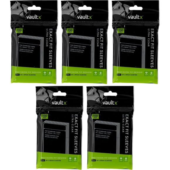 Fundas Internas Vault X Exact Fit 64 x 89 mm, 60 Micrones
